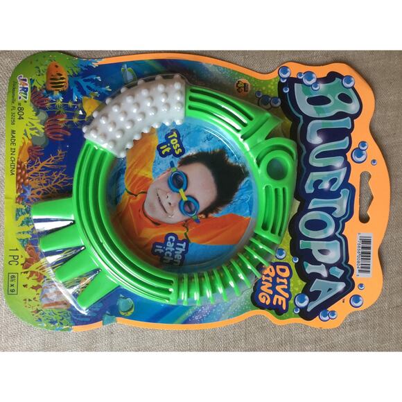 JA-RU Bluetopia Dive Diving Rings Easy Grip Pool Toys  Lot of 6  New - Picture 2 of 4